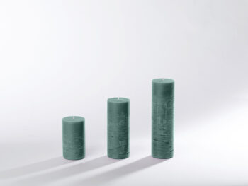 Blockkerzen tannengrün