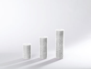Blockkerzen weiß
