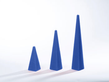 Pyramidenkerzen marineblau