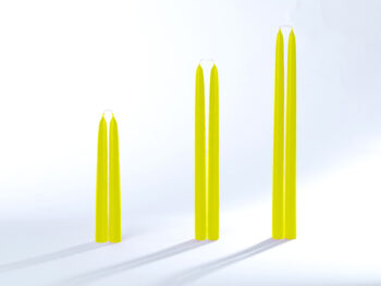 Stabkerzen / Tafelkerzen gelb