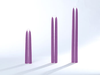 Stabkerzen / Tafelkerzen lila