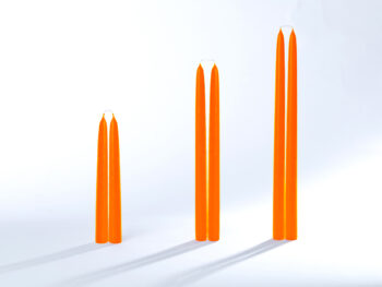 Stabkerzen / Tafelkerzen orange