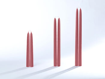 Stabkerzen / Tafelkerzen weinrot