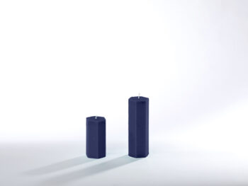 Stearinkerzen dunkelblau