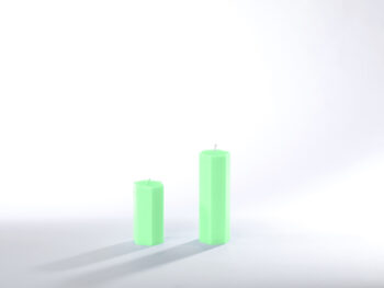 Stearinkerzen hellgrün