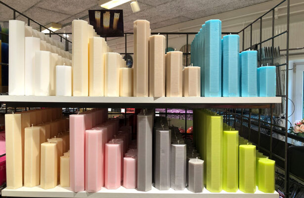 Dänischer Kerzenshop – Stearinkerzen