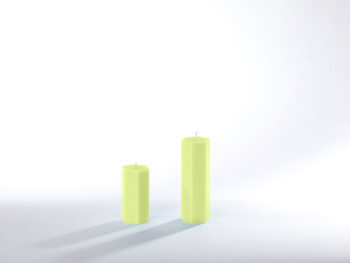 Stearinkerzen lindgrün