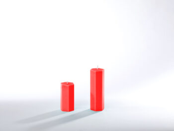 Stearinkerzen weihnachtsrot