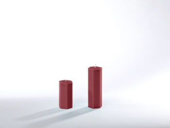 Stearinkerzen weinrot