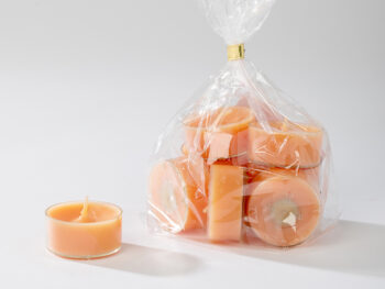 Teelichter orange