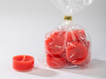 Teelichter weihnachtsrot