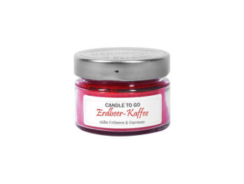 Duftkerze Erdbeer-Kaffee