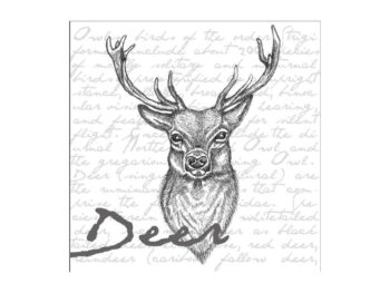 Servietten Hirsch