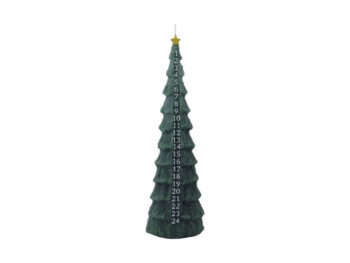 Datumkerze Weihnachtsbaum